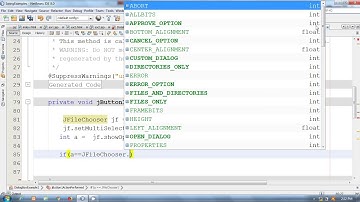 JAVA Netbeans in Hindi #17  |  File Open DialogBox