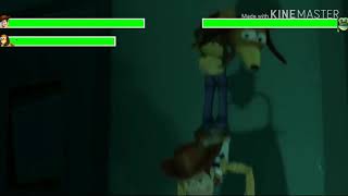 Woody & Slinky Vs. Monkey With Healthbars