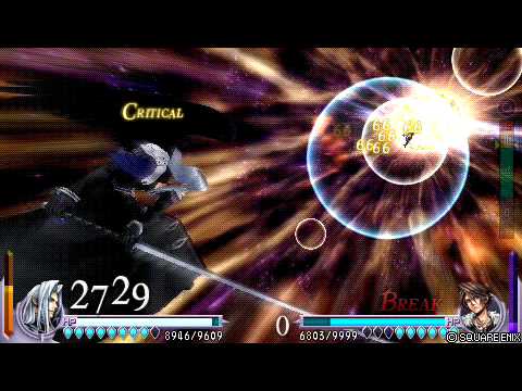 Dissidia Final Fantasy Sephiroth vs Squall Max Difficulty English