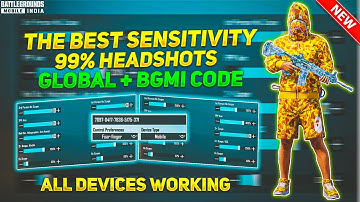 New Update 2.1/2.2🔥Best Sensitivity CODE+Control Setting PUBG Mobile | BGMI After Update 2.1/2.2