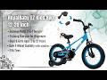 RoyalBaby EZ Kids Bike Review🚲2-in-1 Balance & Pedal Training Bicycle | Best Bike for Kids Ages 3-12