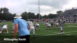 Willoughby South at Nordonia football scrimmage