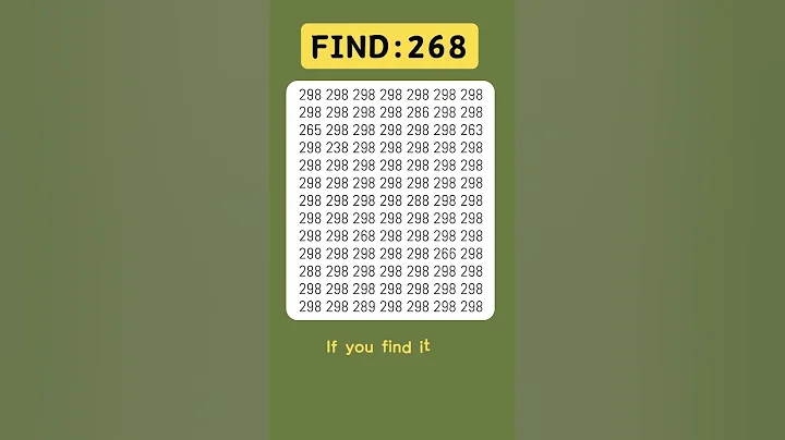 Find odd numbers - 268 - #odd #quiz #braintest