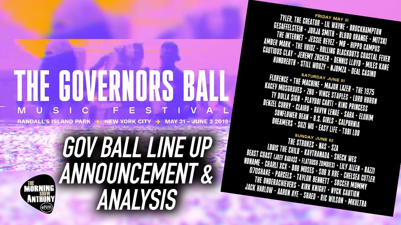 Governors Ball Line Up Announcement and Analysis YouTube