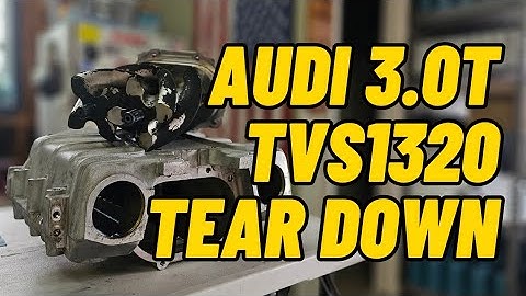 Complete Audi 3.0T TVS1320 Supercharger Disassembly | C7 A6/A7, B8 S4/S5/SQ5