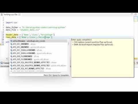 How to write to csv file in Python | How to read csv file in Python ...