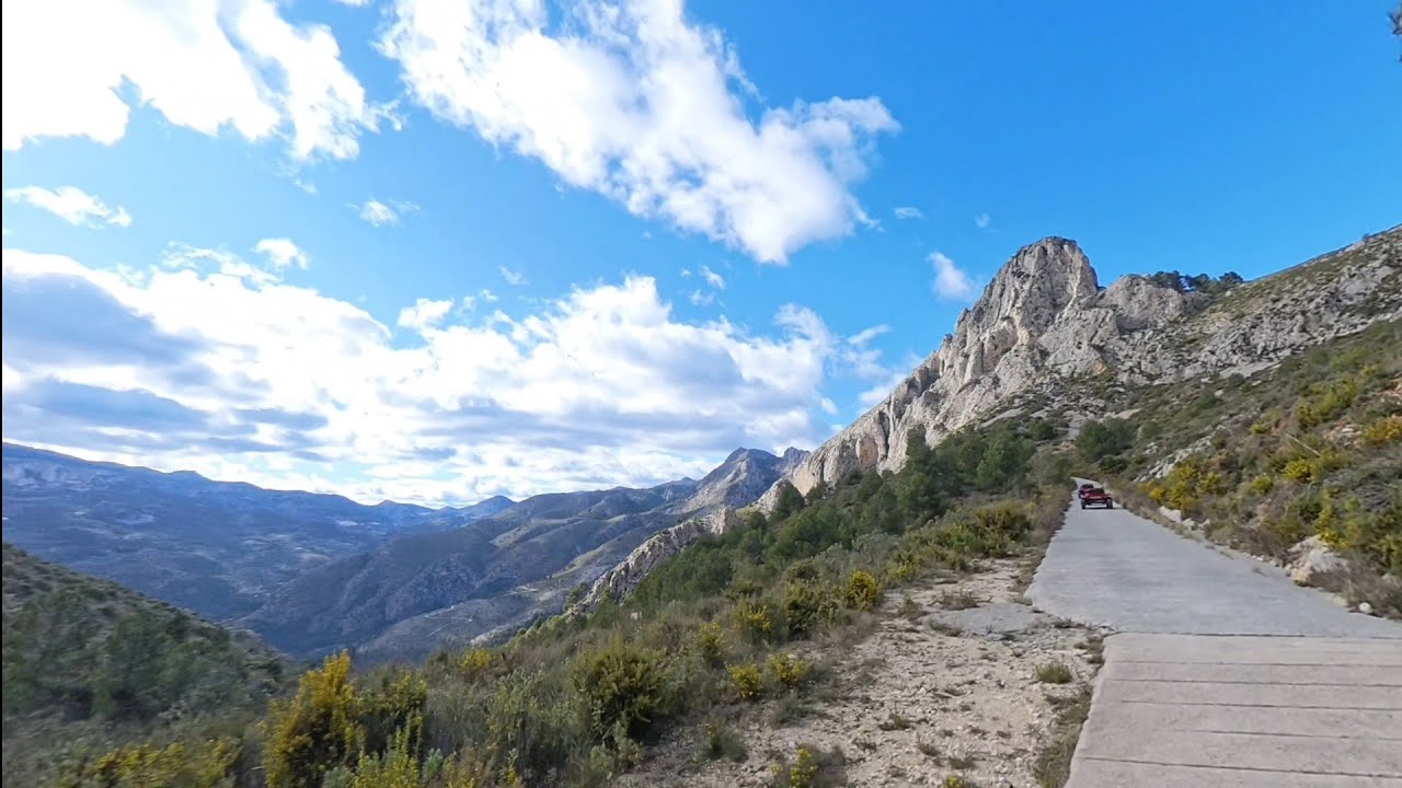 Roadtrip Secma dans les montagnes de Guadalest  (  Valencia  / Espagne ) - video 4K