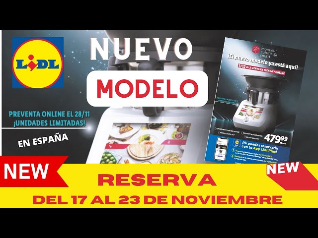 Hoy en Lidl tienen el Monsieur Cuisine rebajado para que te hagas con un  robot de cocina y no eches de menos tener una Thermomix