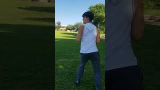 D throwing a USOM route #nfl #americanfootball #nflseason #practicepractice #fyp