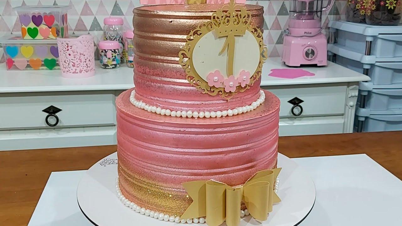 BOLO DA PRINCESA DE 2 ANDARES PARA 35 PESSOAS / PARIS CAKE DESIGNER 