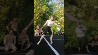 Woman Loses Balance And Falls During Tricking Competition - 1505402
