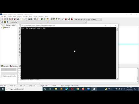 C++ Program to Find Area of Square using function