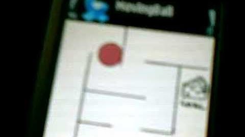 Dodgy ball maze on Nokia N95