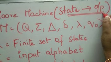 Moore Machine and Melay Machine by Bharathi Patnala