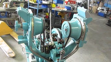 Scovill Fasteners Automatic Button Snap Burr Attaching Machine Press