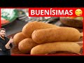 ✅ Corn Dogs 🌽 // Como Hacer BANDERILLAS de Salchicha 😋 (FACIL y RICAS) Recetas faciles 👌