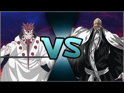 Yamamoto (Bleach) vs Hagoromo (Naruto) - YouTube