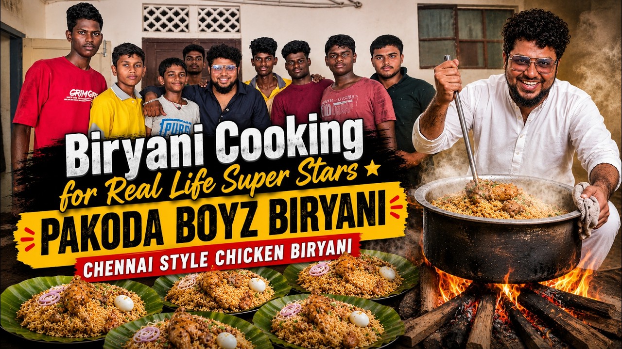 Biryani For Real Life Super Stars | Pakoda Boyz Biryani | Tamil Food Review