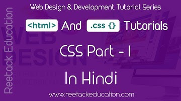 Css Introduction in hindi Web Designing for beginners  Part - 1