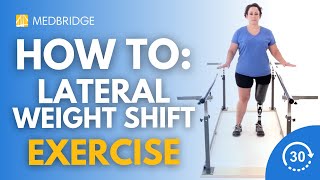 Celebrity How to Do a Lateral Weight Shift with Parallel Bars Exercise | MedBridge Net Worth