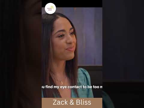 Zack And Bliss Are Complimenting Each Other And Bringing Up What Irina Said About Zack's Eyes