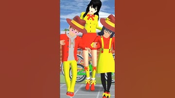 YUTA and MIO stupid dance 💃🕺 #sakura #sakuraschoolsimulator #games #shortsviral #viral #sss