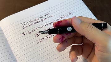 Pilot Custom Heritage 912 FA Nib with Ebonite Feed