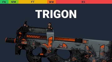 P90 Trigon - Skin Float And Wear Preview