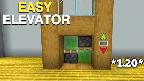 Minecraft Bedrock 1.20 working Elevator Tutorial (MCPE/Xbox/PS4/ Nintendo Switch/Windows10)