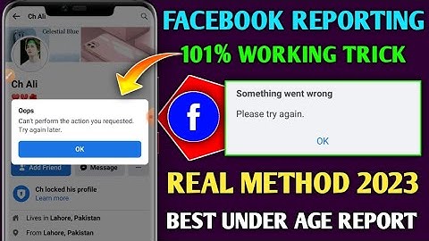 reporting 101% working trick | How To Report Facebook Account 2023|Facebook Reporting New Trick 2023