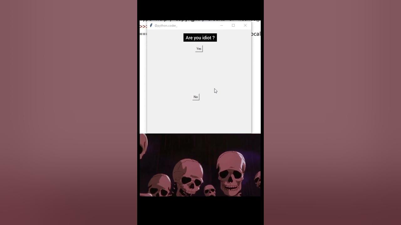 ARE YOU IDIOT? Python Hack || Pt.3#coder #shorts #programming #python # ...