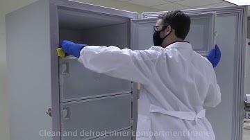 Defrosting a Blizzard J Model Ultralow Freezer