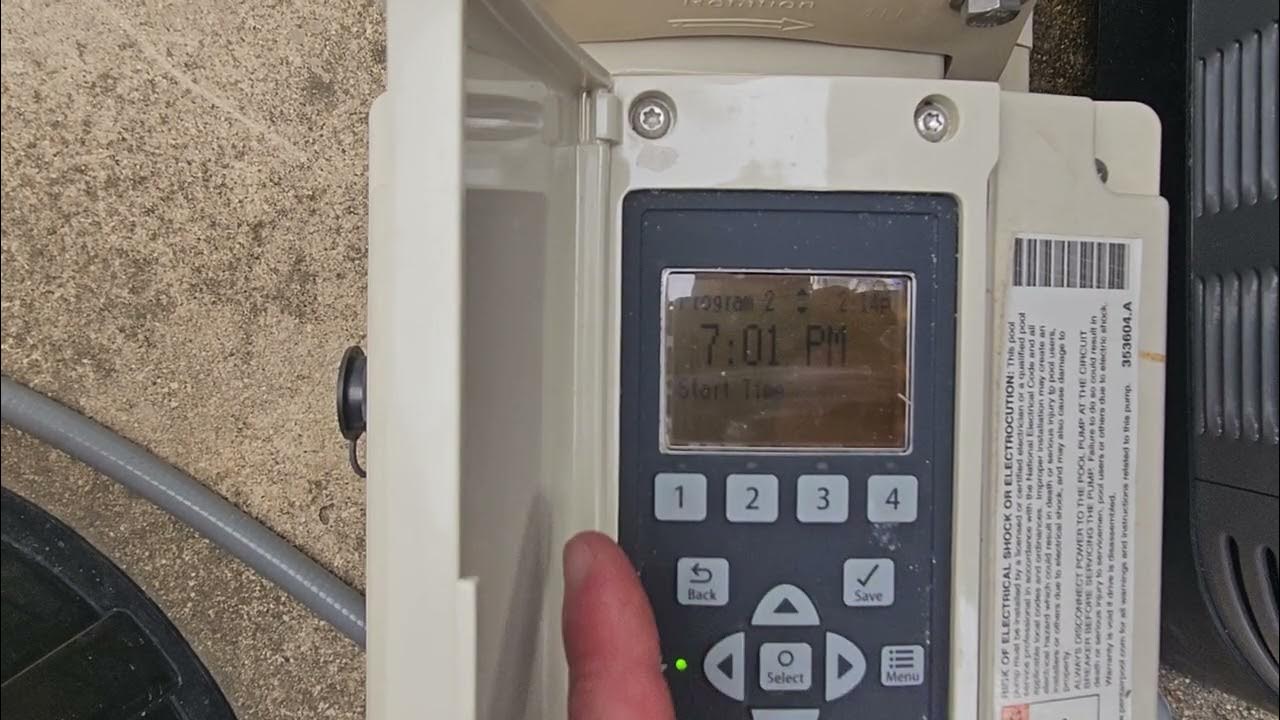 Pentair pump schedule programming How to! YouTube