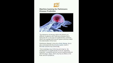 Lesson 1 Project Predict Parkinsons Disease using Machine Learning