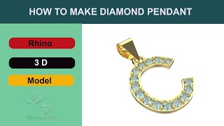 How to make pendant /rhino 3d/#tutorial