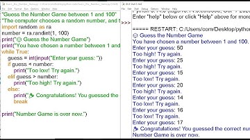 Guess the Number game in Python