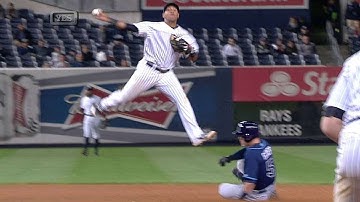 TB@NYY: Yankees challenge in 13th, call overturned