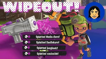 Solo Wipeout - Clam Blitz Overtime - Inkblot Art Academy (Splatoon 3)