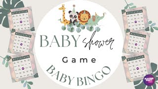 Baby Shower Game: Baby Bingo Challenge!