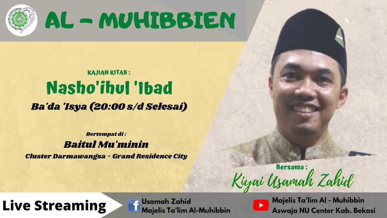 LIVE 🔴 Pengajian Kitab Nashoihul 'Ibad - Bab Khumasi, Maqalah 4