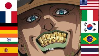 Gyros ''Nyo-ho'' In Different Languages - JoJo's Bizarre Adventure Steel Ball Run