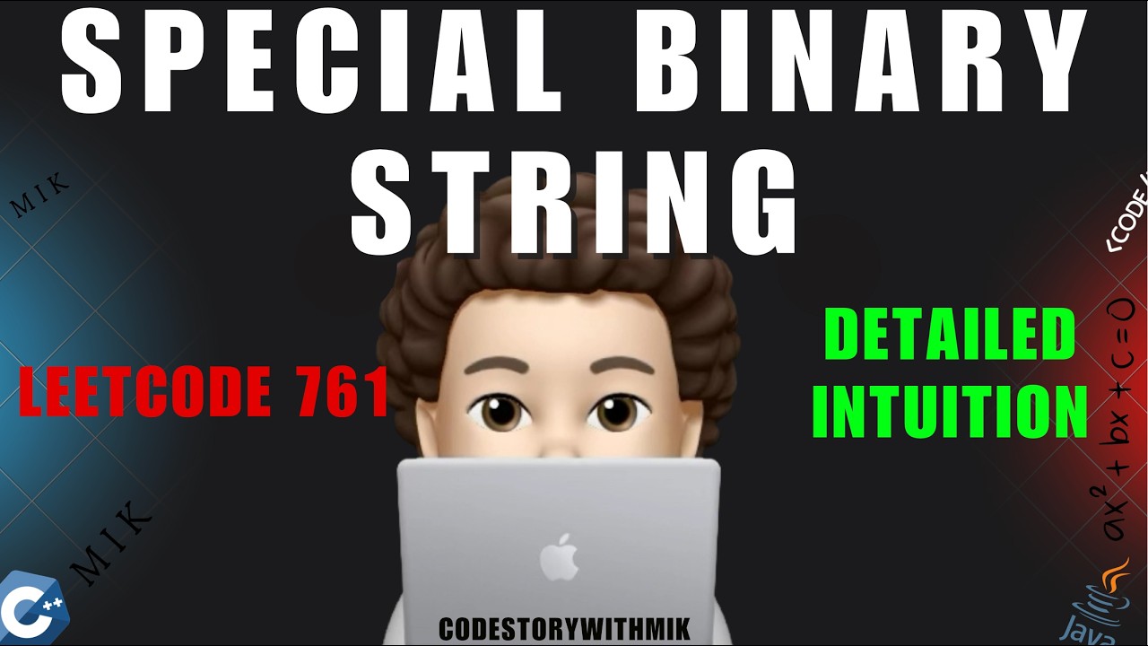 Special Binary String | Detailed Intuition | Dry Run | Leetcode 761 ...