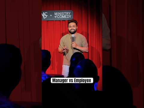 Manager vs Employee | Stand Up Comedy by Pronoy  #manager #employee #officecomedy #corporatecomedy