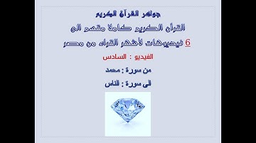 جواهر القرآن الكريم كاملا (من سورة محمد الى سورة الناس)