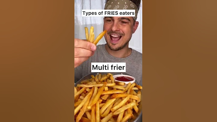 What type of FRIES eater are you?🤩🍟🔥 | CHEFKOUDY