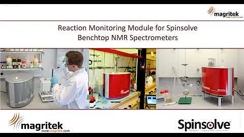 Reaction Monitoring Software demo for Spinsolve Benchtop NMR