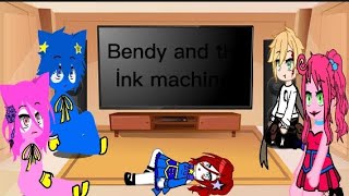 {Poppy Playtime react to bendy and the ink machine}[part 2]«cringe»