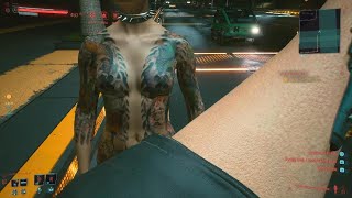 Cyberpunk 2077 - bug, neviditelná katana - invisible katana