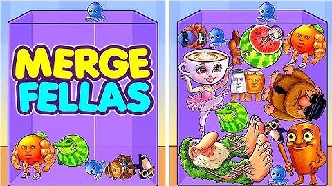 BRAINROT: MERGE FELLAS Compilation | Suika Game Gameplay Walkthrough - Reaching Max Level!