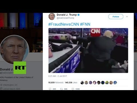 Vídeo: Trump Publica Vídeo Agredindo Fisicamente A CNN